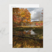 Carte Postale Automne nord-est (Devant / Derrière)