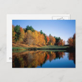 Carte Postale Automne Paisible Dans Le Vermont (Devant / Derrière)