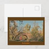 Carte postale Automne Pont Argé (Devant / Derrière)