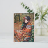 Carte Postale Automne, Portrait de Lydia Cassatt, (Debout devant)
