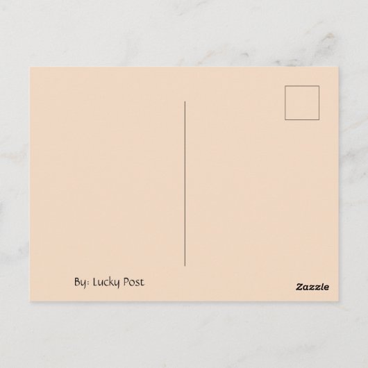 Carte postale Automne Réflexion (Dos)