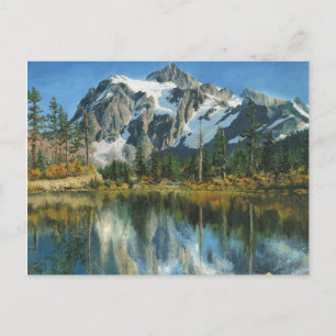 Carte postale - Automne Réflexions, Monts Cascade