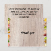 Carte Postale Automne Russe Bourgogne Calligraphie Plat Mariage  (Devant / Derrière)