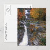 Carte Postale Automne Silver Cascade (Devant / Derrière)