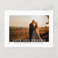 Automne Sprig Amour et Merci Mariage Merci