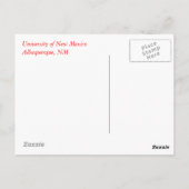 Carte Postale Automne sur Campus II (Dos)