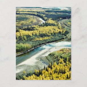 Carte Postale Automne sur la réserve faunique nationale des land