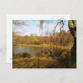 Carte Postale Automne sur le lac (Devant / Derrière)