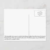 Carte Postale Automne Sur Le Pont Kinzua (Dos)