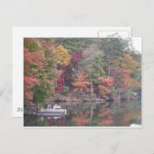 Carte Postale Automne sur un lac plus petit, lac Arrowhead (Devant / Derrière)