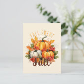 Carte Postale Automne Sweet Fall (Debout devant)