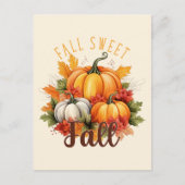 Carte Postale Automne Sweet Fall (Devant)