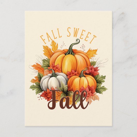 Carte Postale Automne Sweet Fall (Devant)