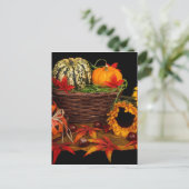 Carte Postale Automne Vintage (Debout devant)