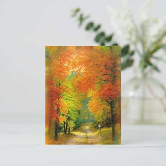 Carte postale Automne Walk (Debout devant)