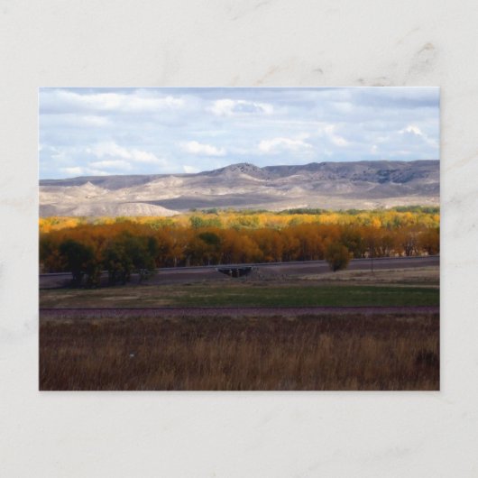 Carte Postale Automne Wyoming (Devant)