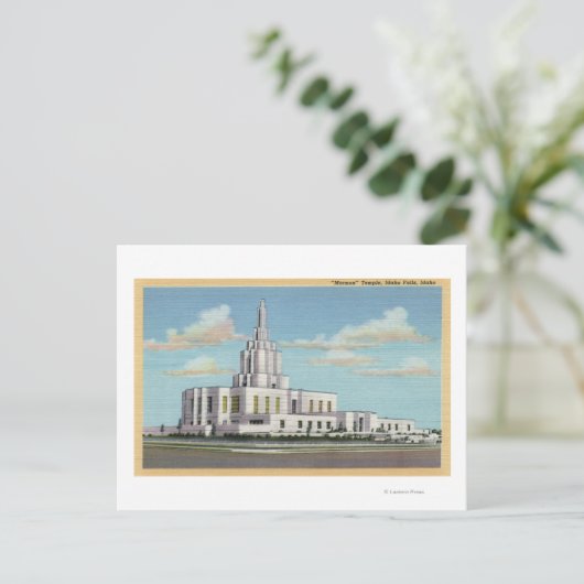 Carte Postale Automnes de l'Idaho, identification - vue de (Debout devant)