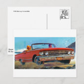 Carte postale automobile classique (Devant / Derrière)