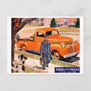 Carte postale automobile classique