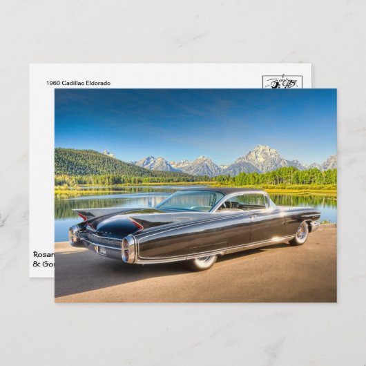 Carte postale automobile classique (Devant / Derrière)