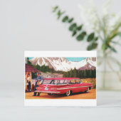 Carte postale automobile classique (Debout devant)