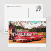 Carte postale automobile classique (Devant / Derrière)