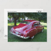 Carte postale automobile classique (Devant / Derrière)