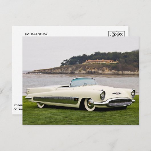 Carte postale automobile classique (Devant / Derrière)