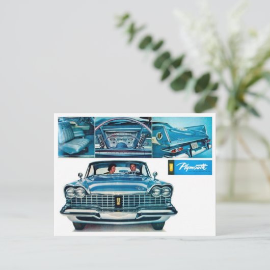 Carte postale automobile classique (Debout devant)