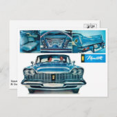 Carte postale automobile classique (Devant / Derrière)