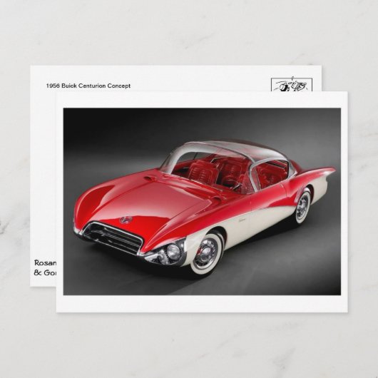 Carte postale automobile classique (Devant / Derrière)