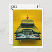 Carte postale automobile classique (Devant / Derrière)