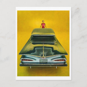Carte postale automobile classique