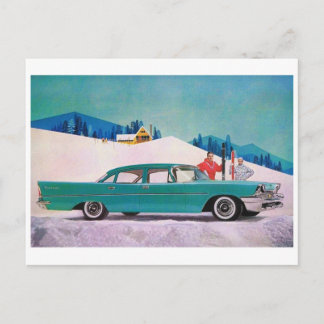 Carte postale automobile classique