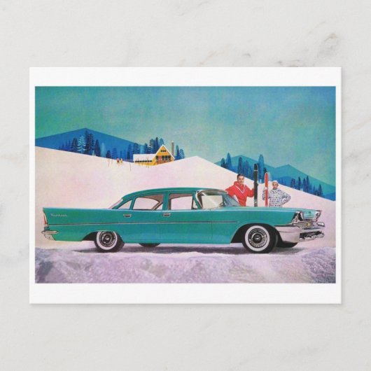 Carte postale automobile classique (Devant)