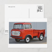 Carte postale automobile classique (Devant / Derrière)