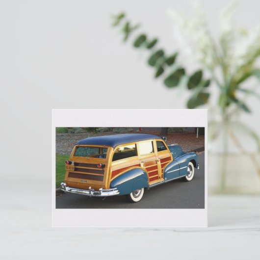 Carte postale automobile classique (Debout devant)