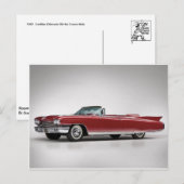 Carte postale automobile classique (Devant / Derrière)