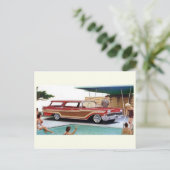 Carte postale automobile classique (Debout devant)