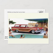 Carte postale automobile classique (Devant / Derrière)