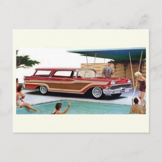 Carte postale automobile classique (Devant)