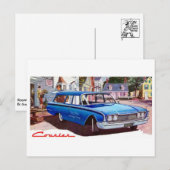 Carte postale automobile classique (Devant / Derrière)
