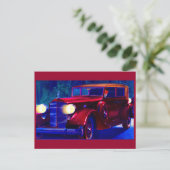 Carte Postale Automobile Packard 1934 (Debout devant)