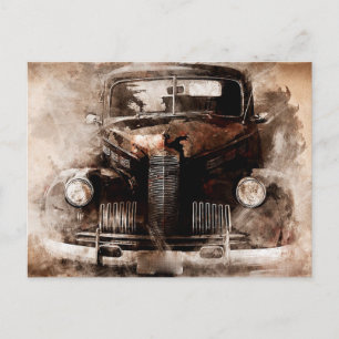 Carte Postale Automobile vintage