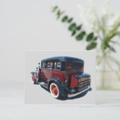 Carte Postale Automobile Vintage 1932 (Debout devant)