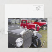 Carte Postale automobiles Ford antiques (Devant / Derrière)