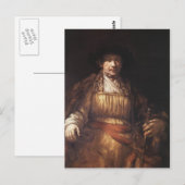 Carte Postale Autoportrait 1658 (Devant / Derrière)