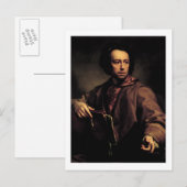 Carte Postale Autoportrait, 1773 (huile sur panneau) (Devant / Derrière)