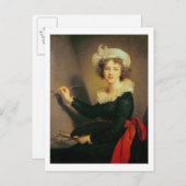 Carte Postale Autoportrait, 1790 (huile sur toile) (Devant / Derrière)