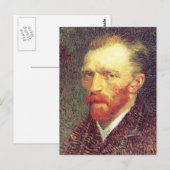 Carte Postale Autoportrait (1887) (Devant / Derrière)